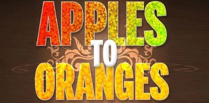 Яблоки против апельсинов: окончательное сравнение Инфографика 