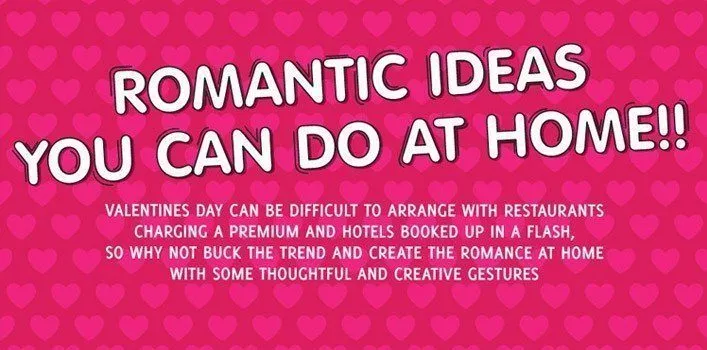 Романтические идеи, которые можно реализовать дома Инфографика 