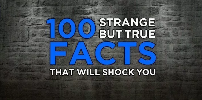 100 странных, но правдивых фактов, которые вас шокируют 