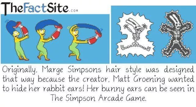 У Мардж Симпсон были кроличьи уши!  